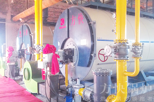 內蒙古飛艇基（jī）地燃油氣熱水鍋爐案例